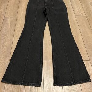 Abercrombie & Fitch Women's Vintage High-Rise Flare Jeans 27/4r Black